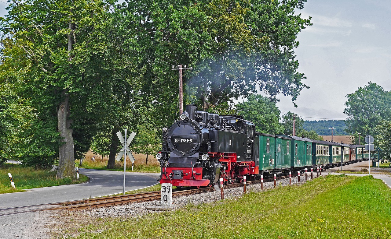 rasender roland rügen island narrow gauge railway free photo