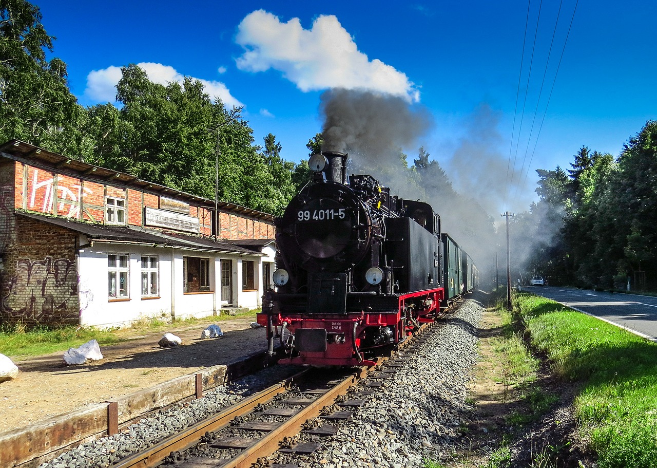 rasender roland steam locomotive railway free photo