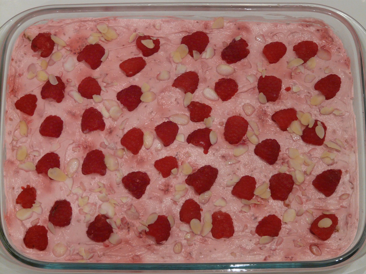 raspberry curd quark dessert free photo