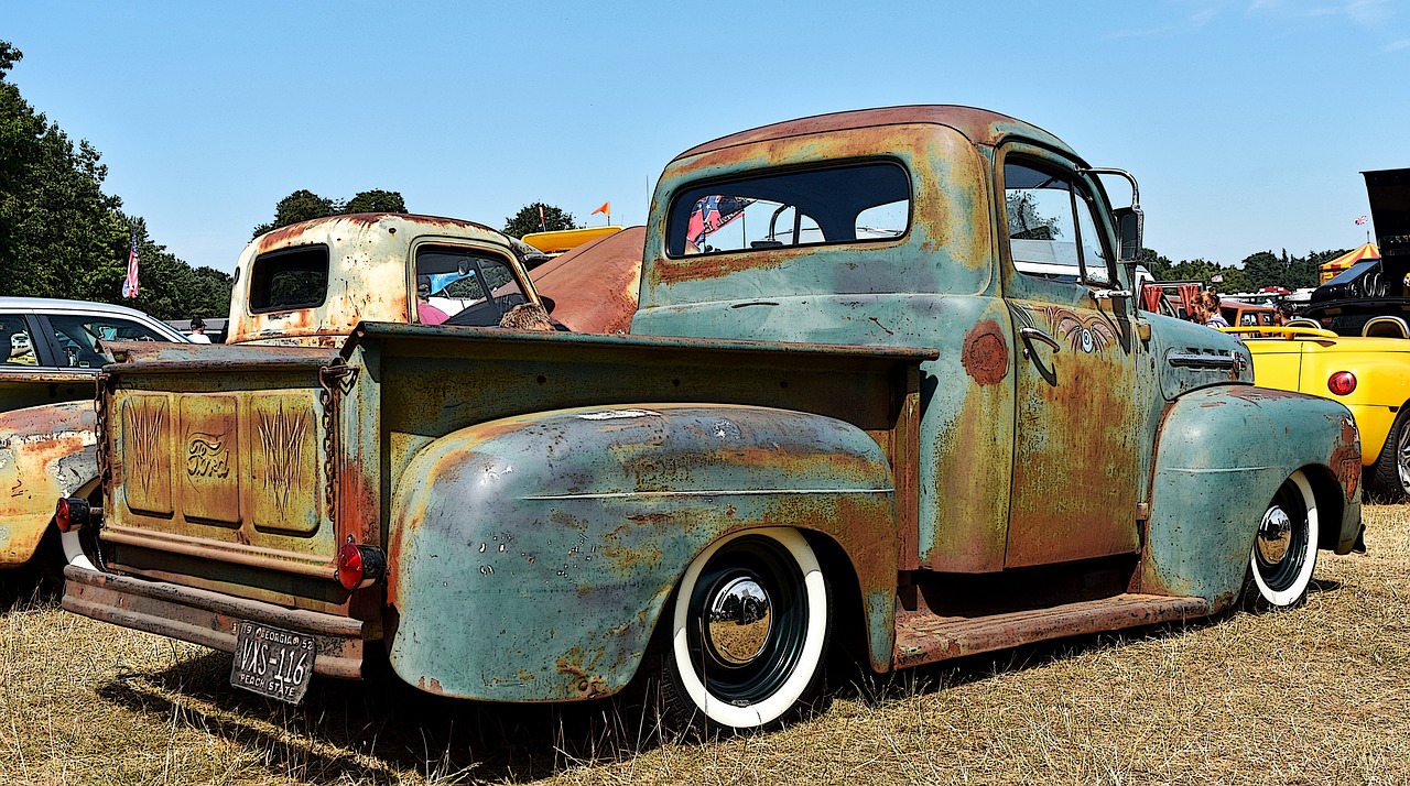 rat rod  truck  rusty free photo