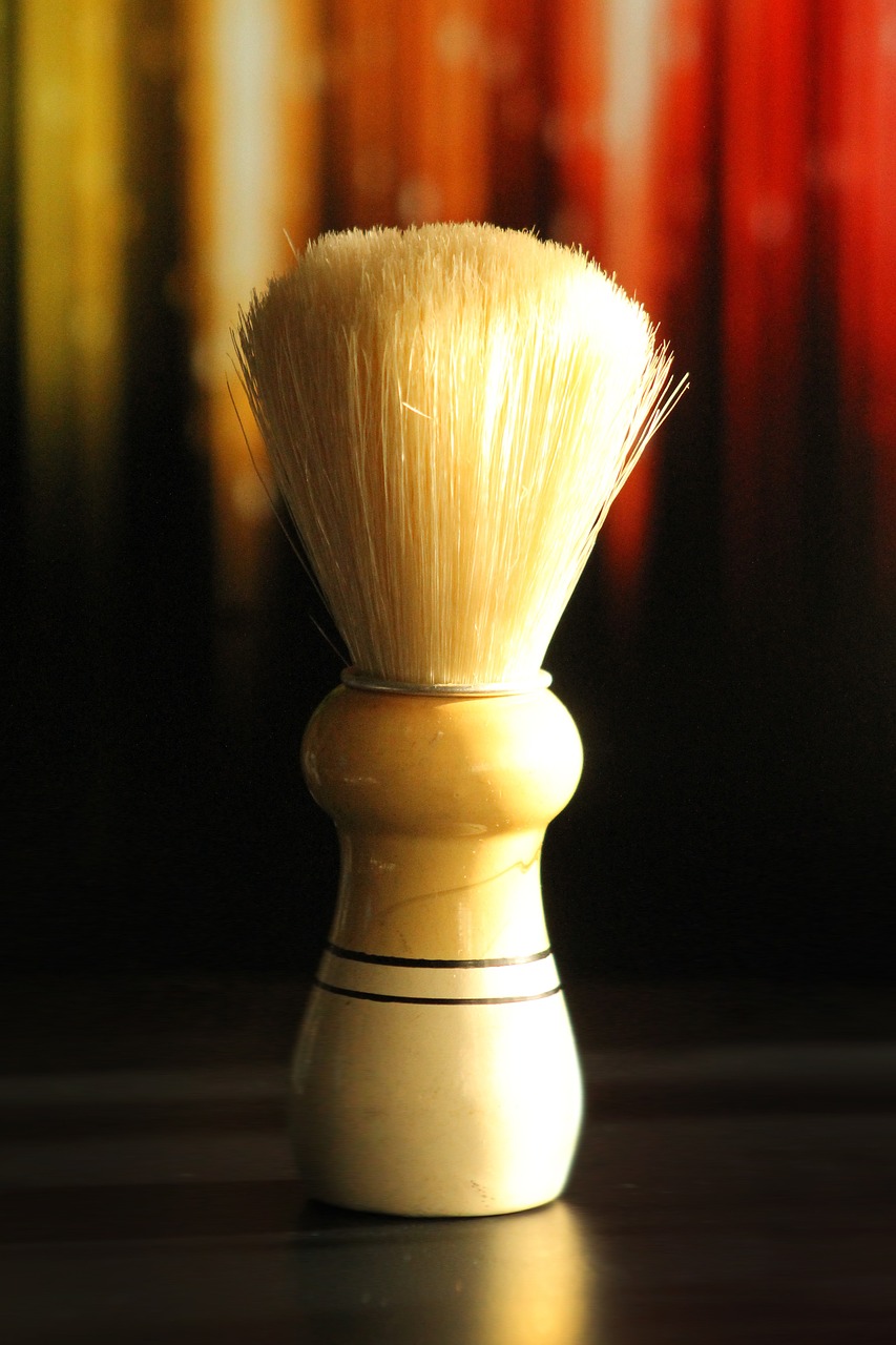 razor shaving brush holders hair free photo