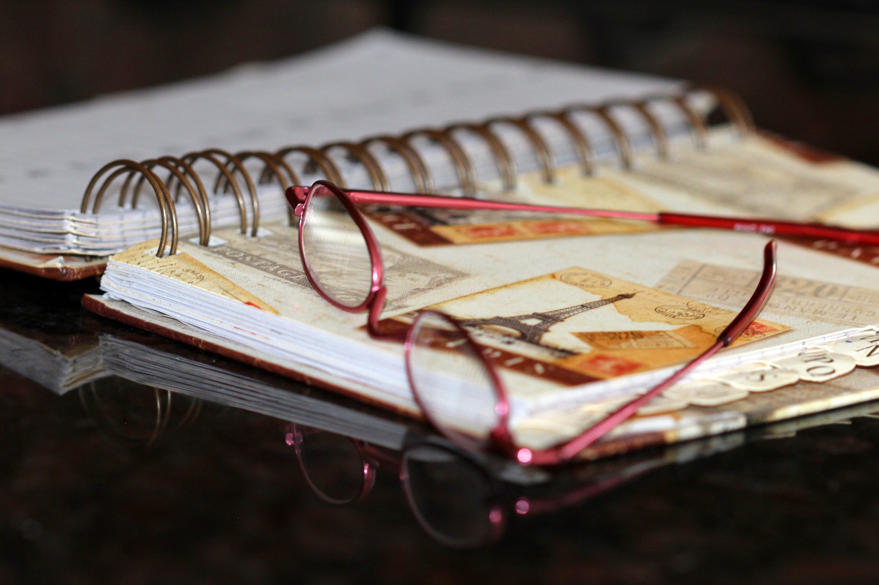 reading spectacles book free photo