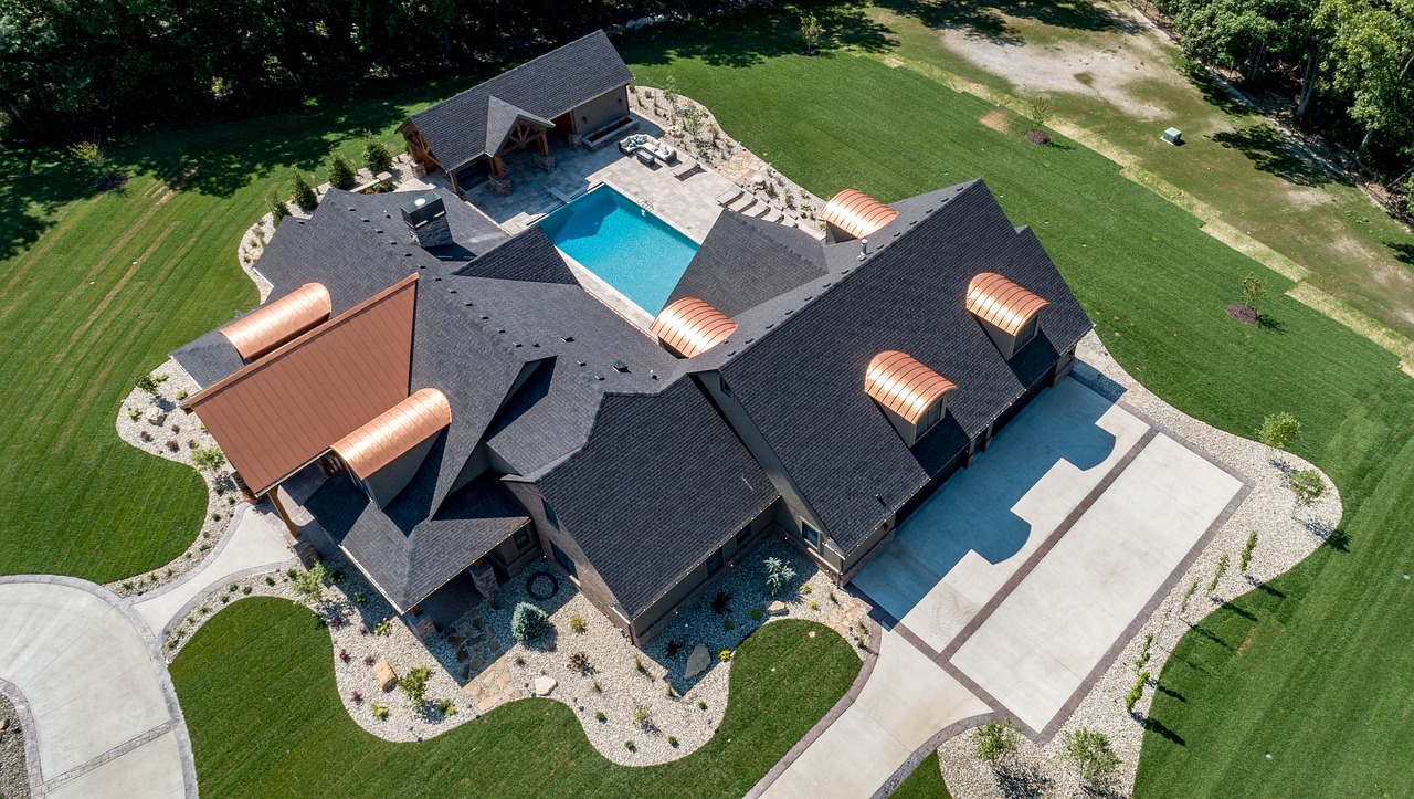 real estate  drone  exterior free photo