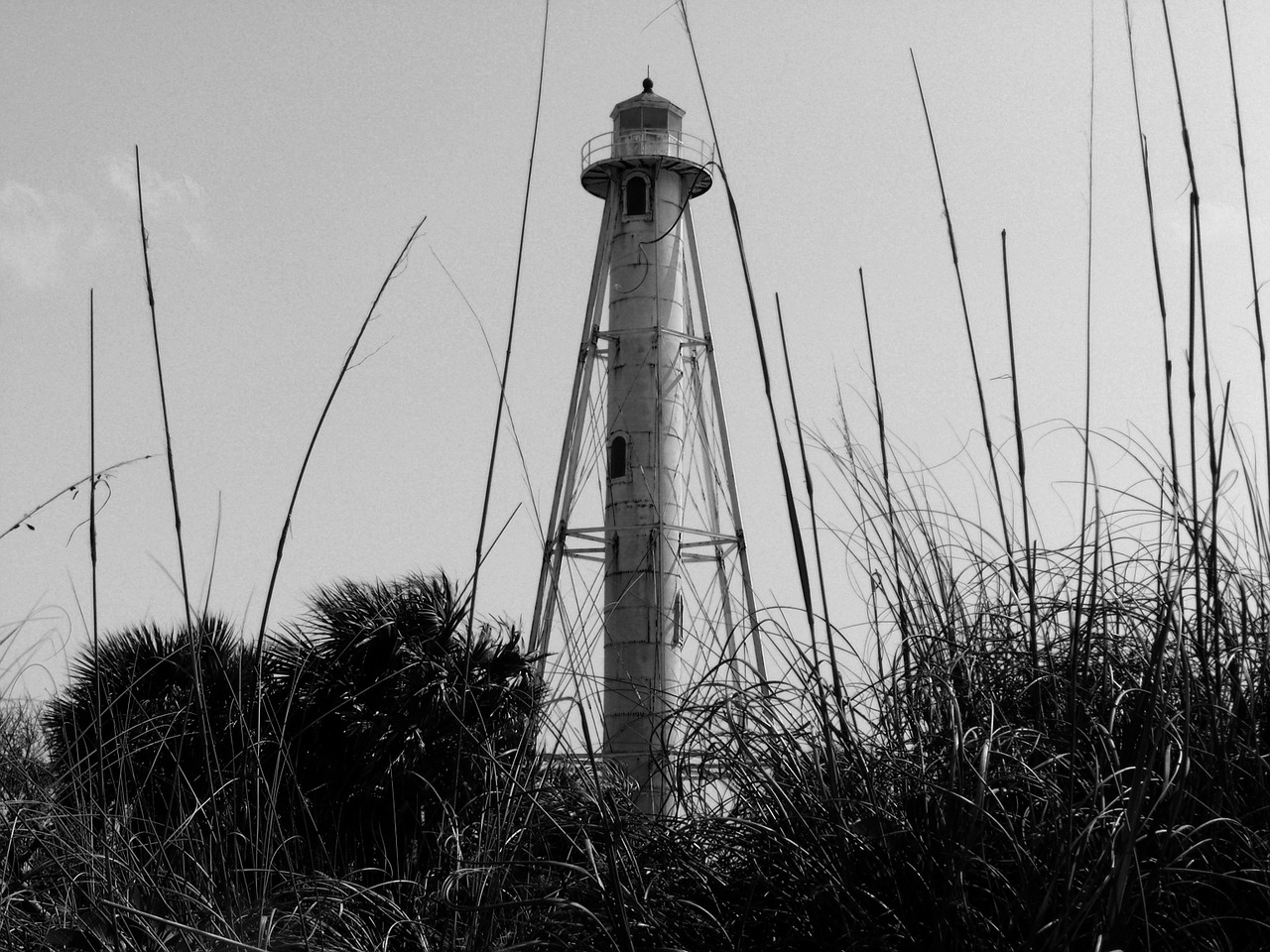 rear range lighthouse boca grande florida free photo