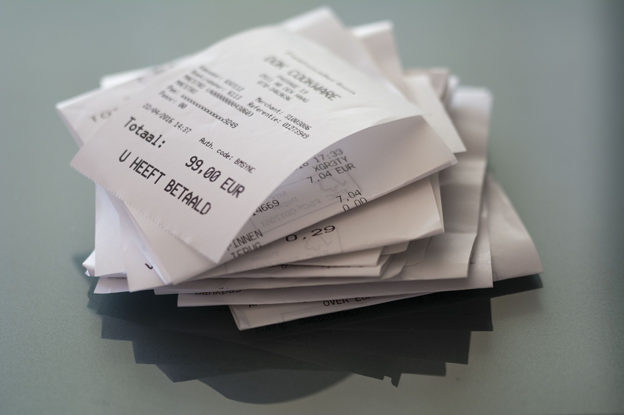 receipts receipt pay free photo