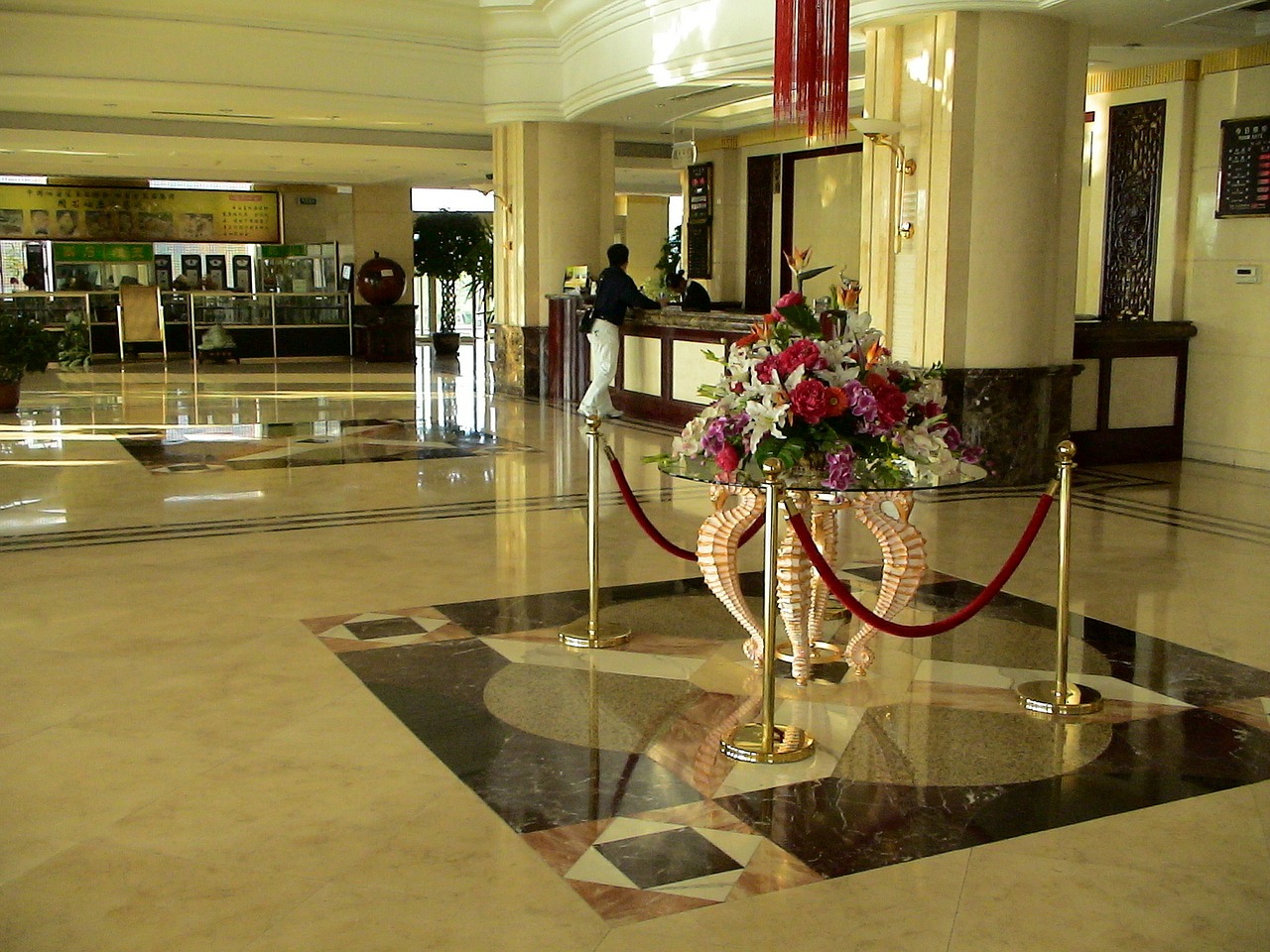 reception hotel entrance hall free photo