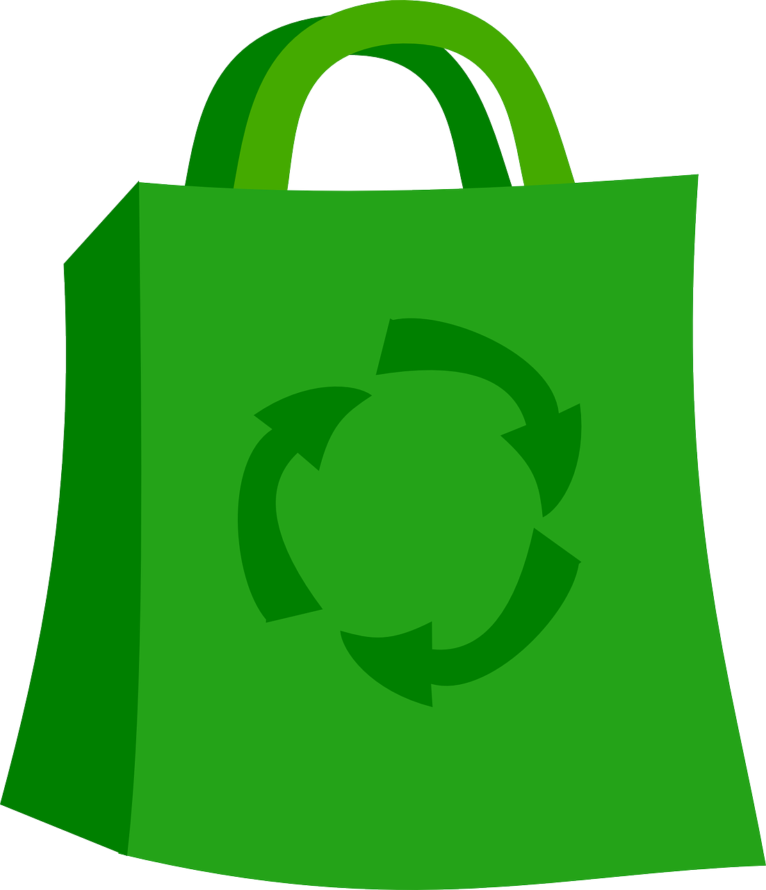 recycle shopping bag free photo