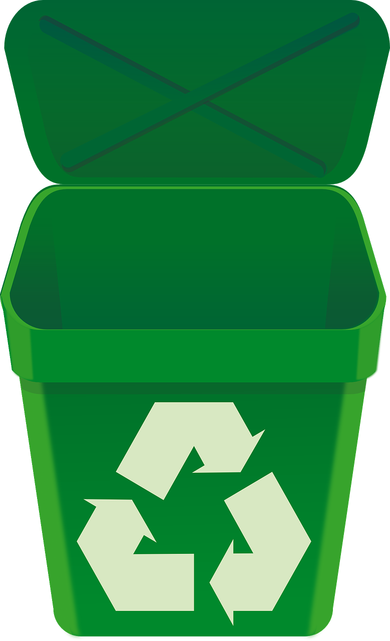 recycle bin green free photo