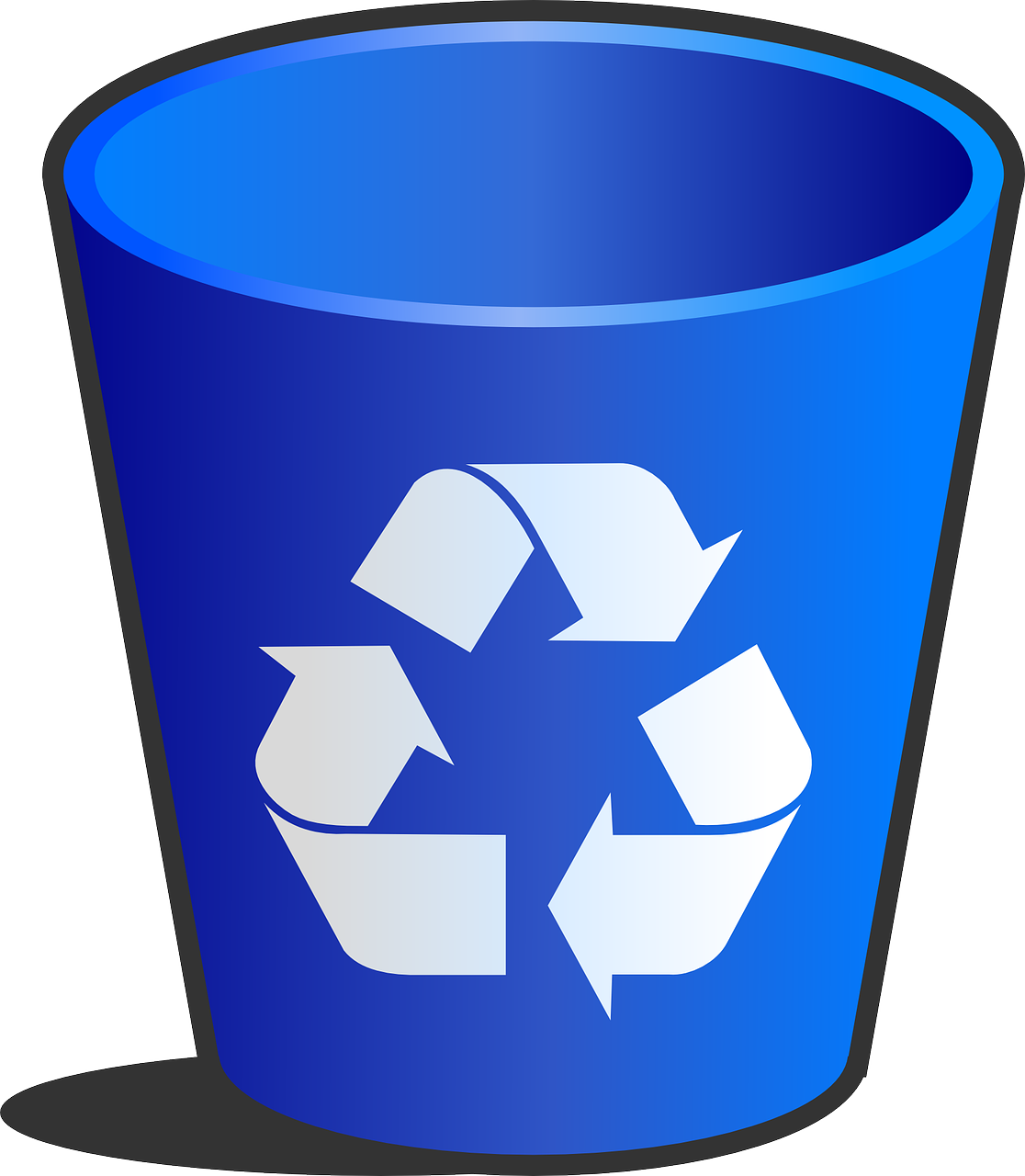 recycle bin wastebasket wastepaper basket free photo