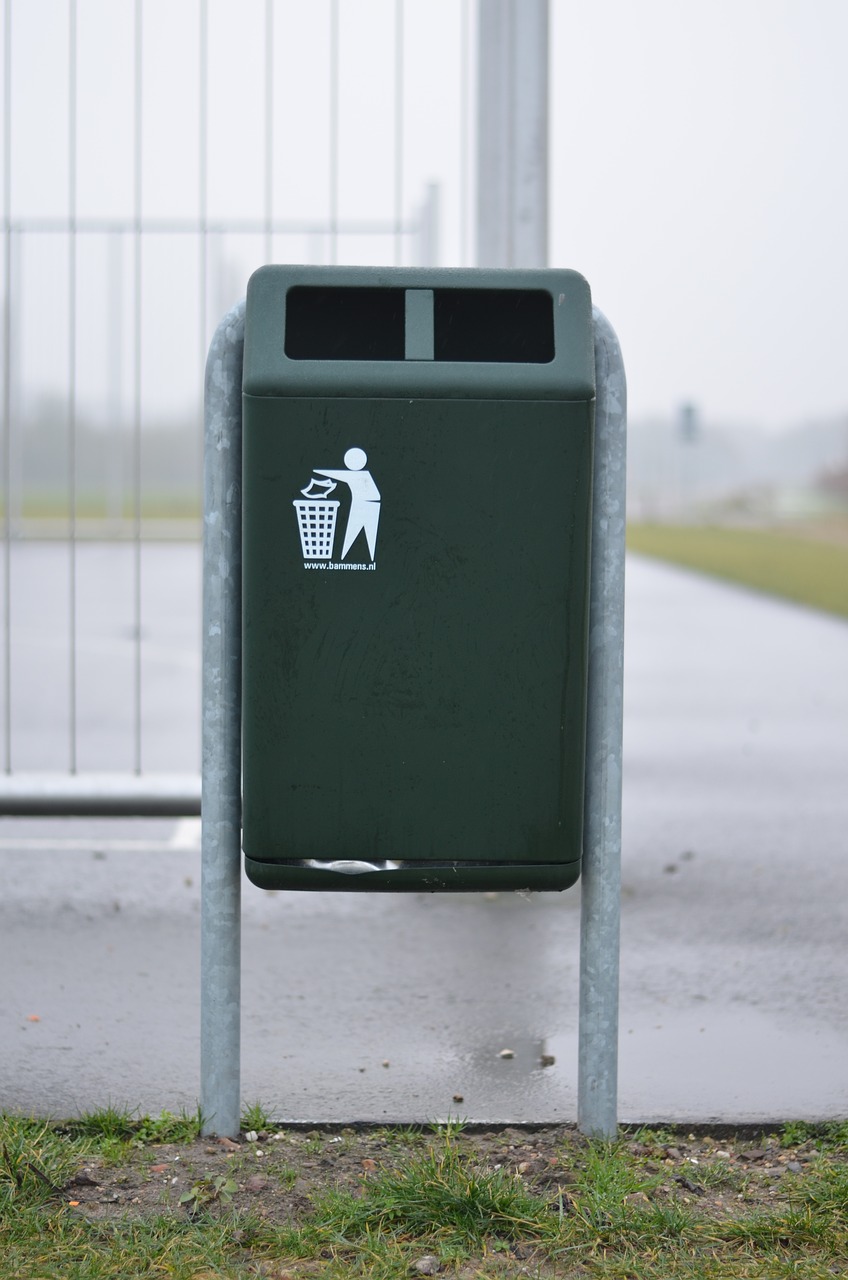 recycle bin green industrial free photo