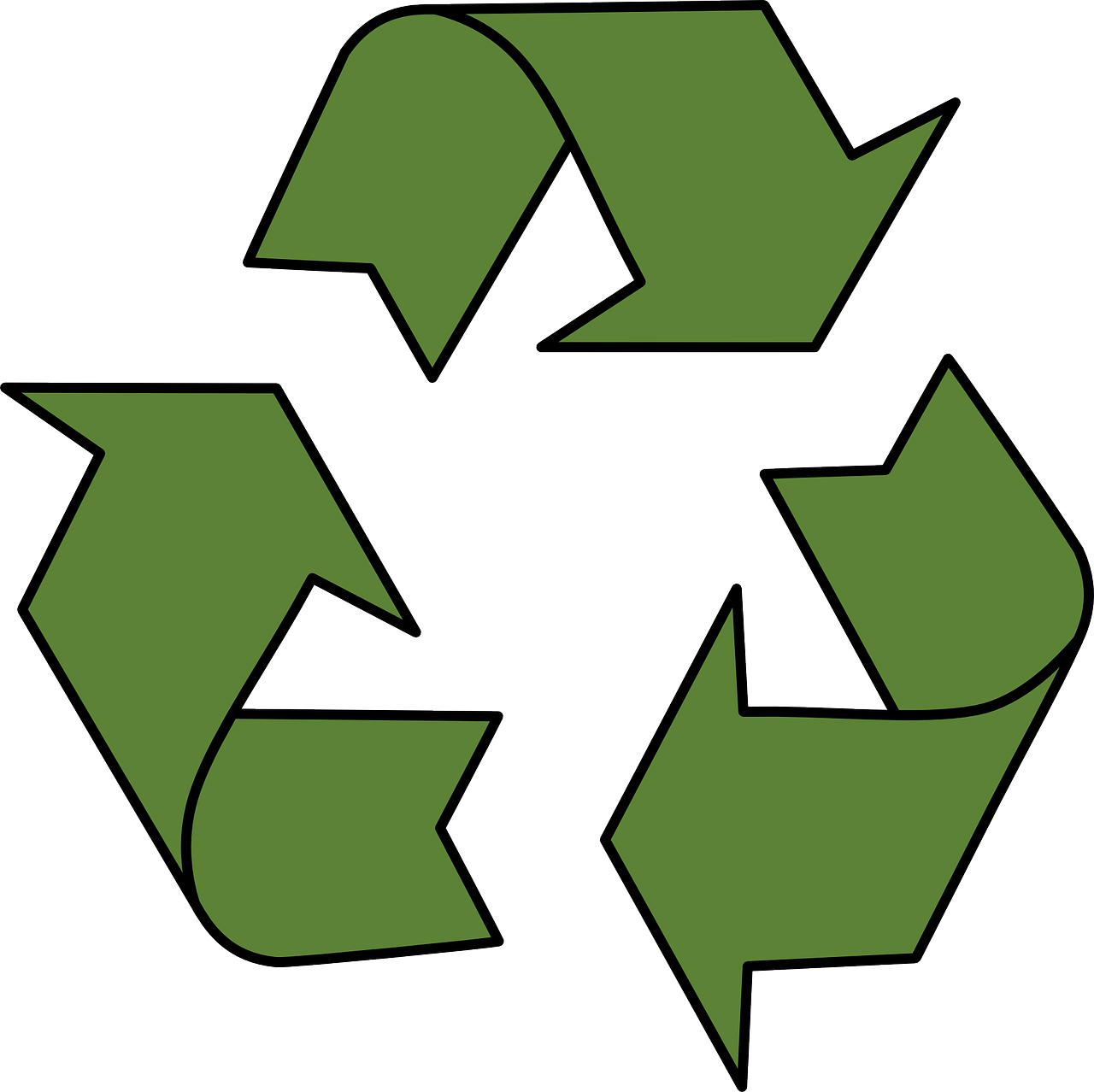 recycling logo signs free photo