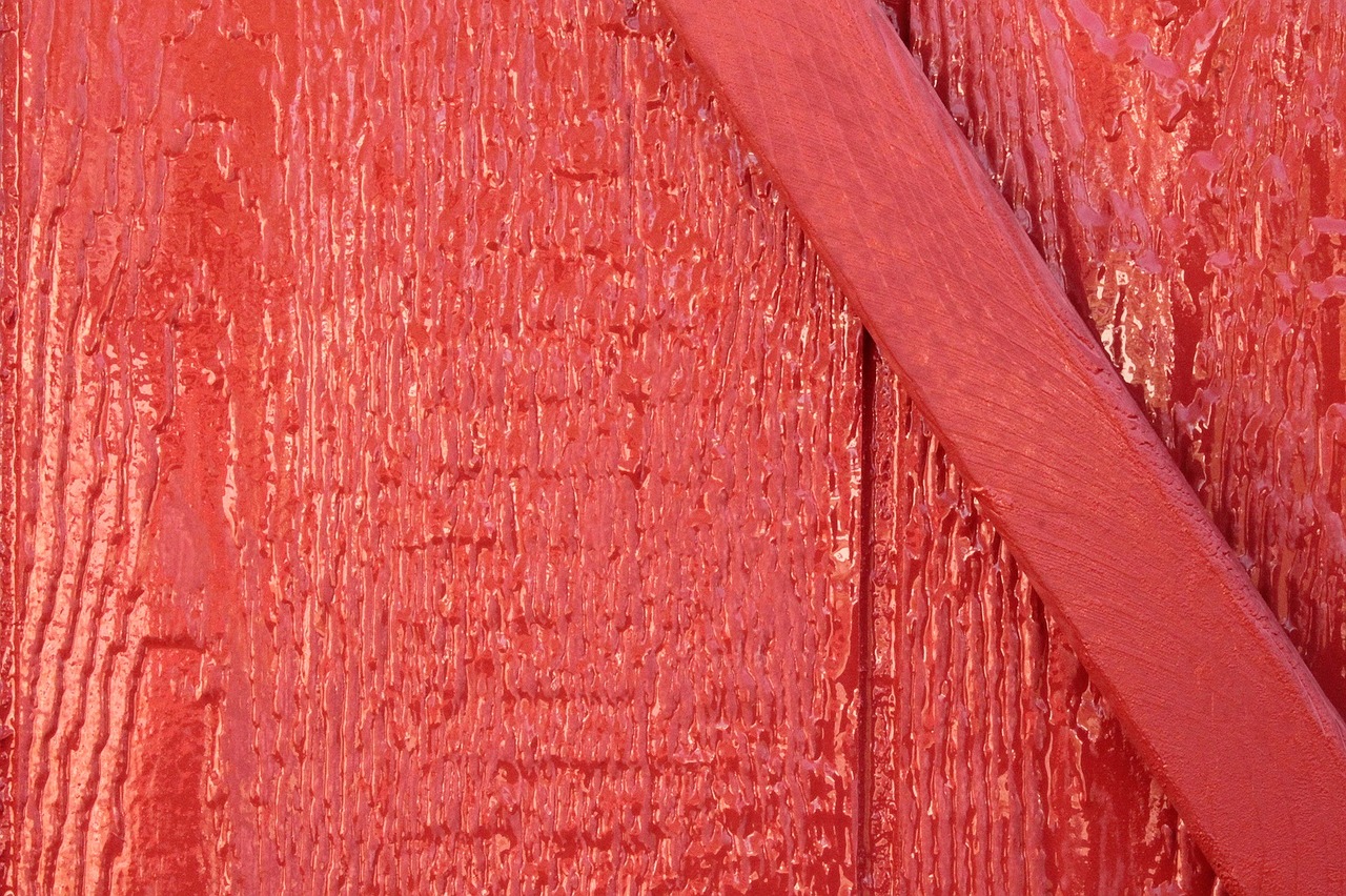 red wet paint colorful free photo