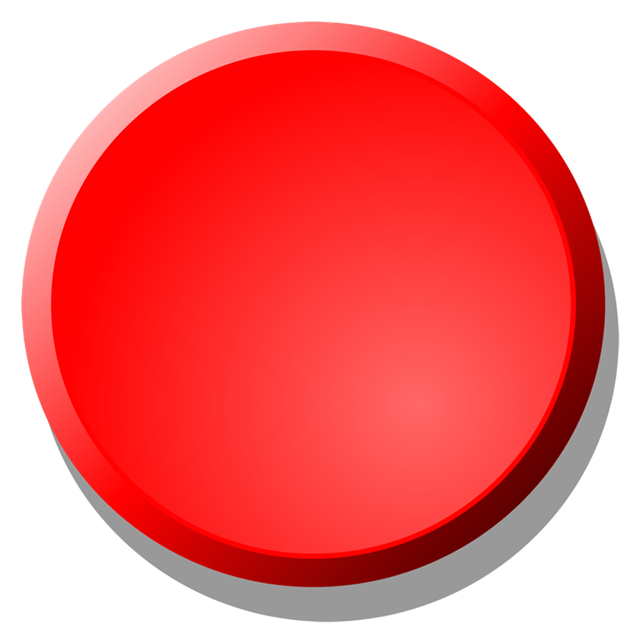 red button circle free photo