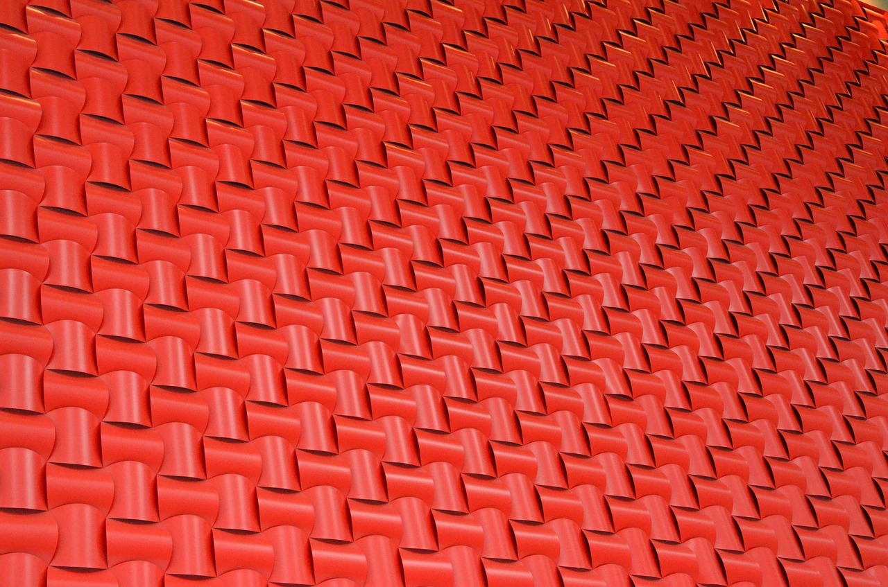 red pattern background free photo