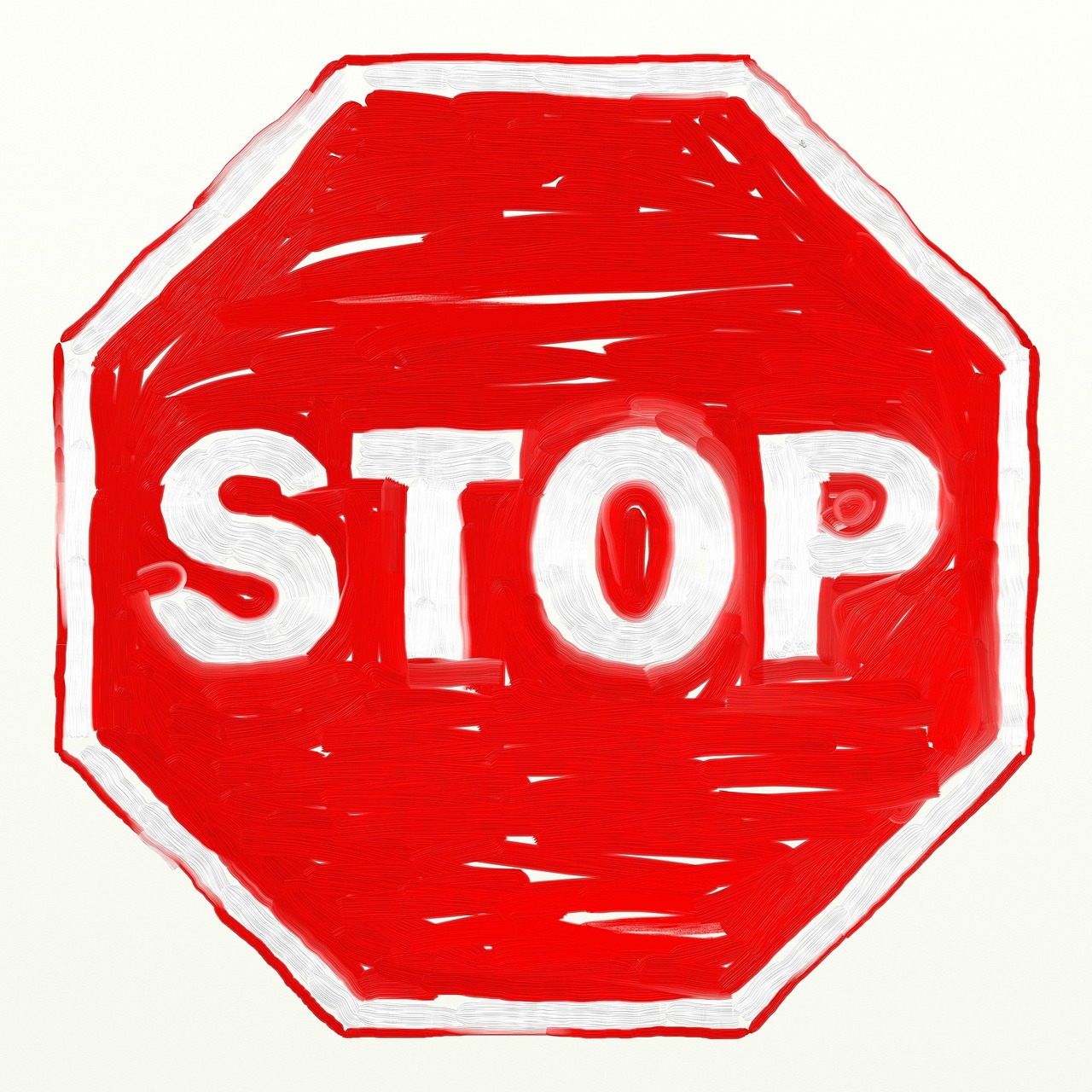 red stop sign free photo