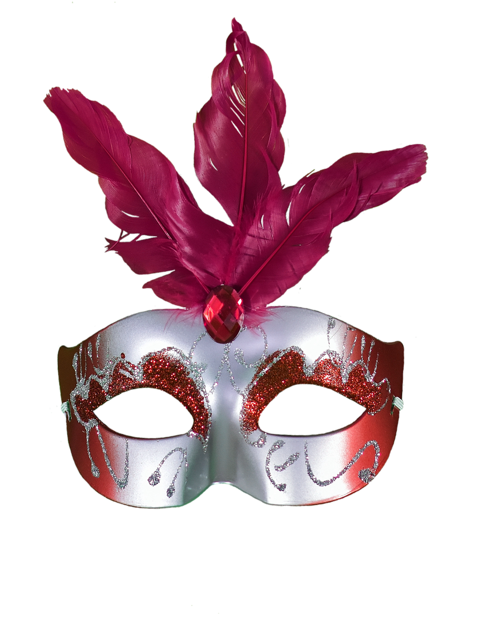 red carnival mask free photo