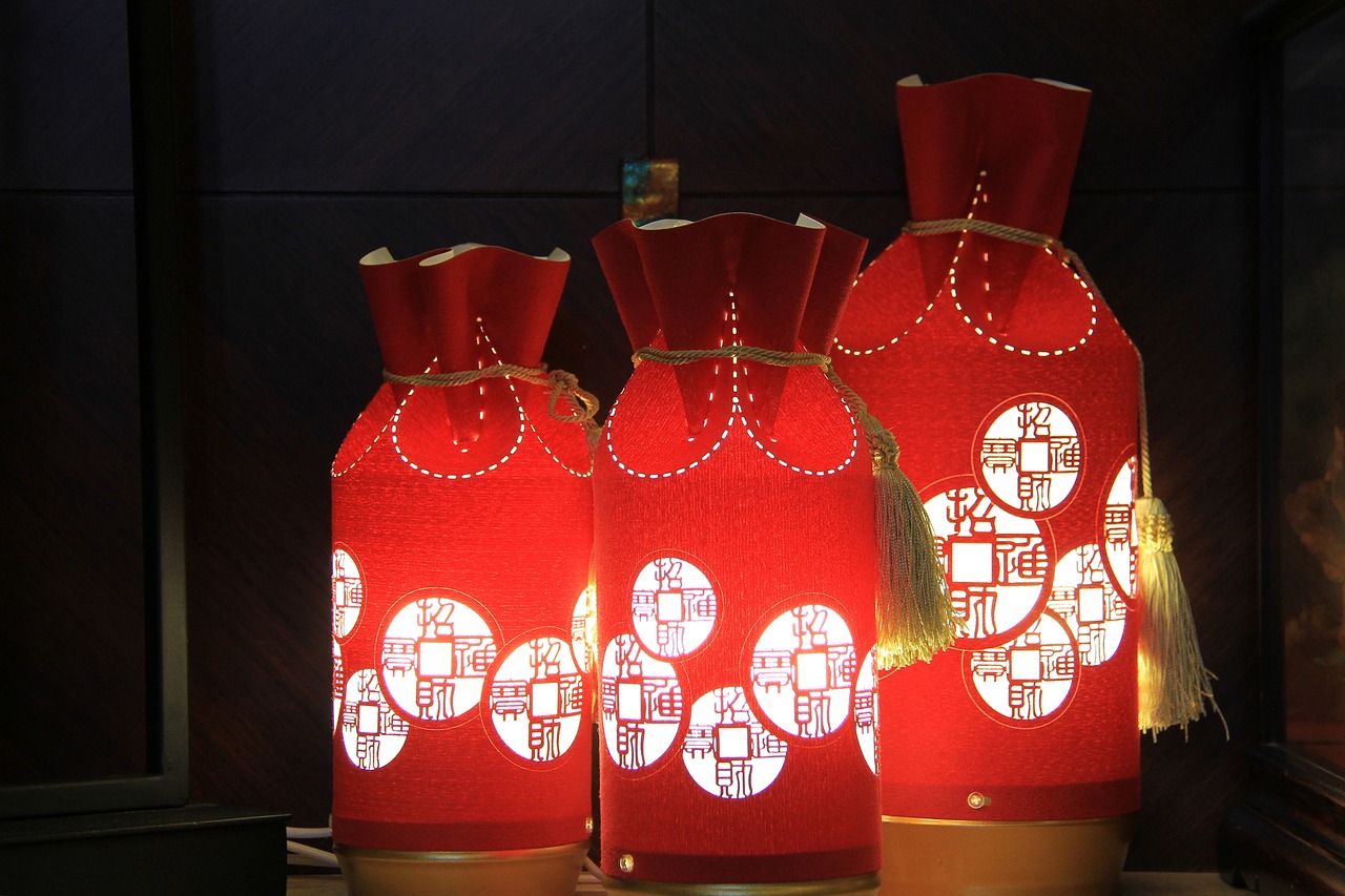 red 燈 decorations free photo