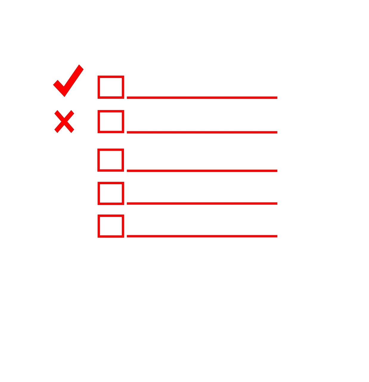 red checklist check free photo