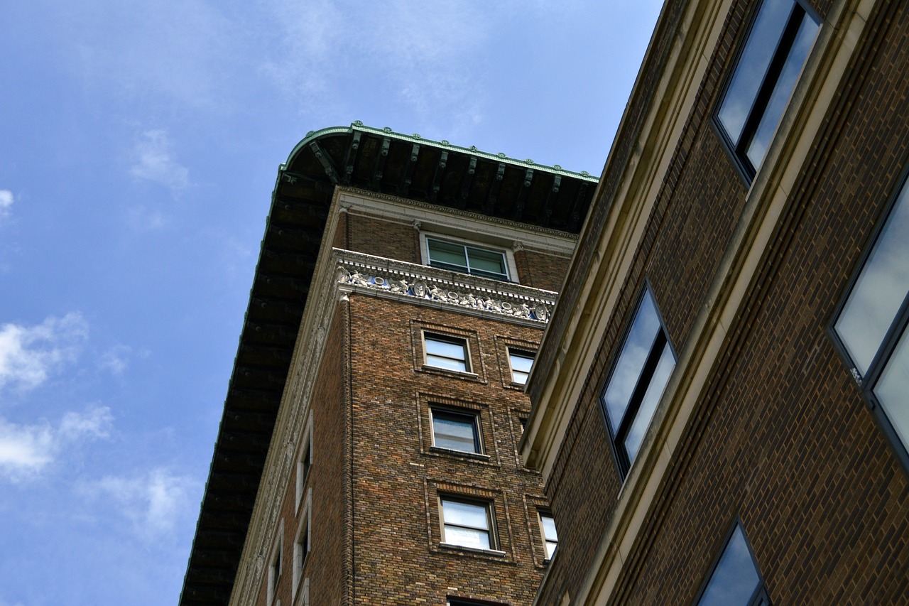 red brick building free photo