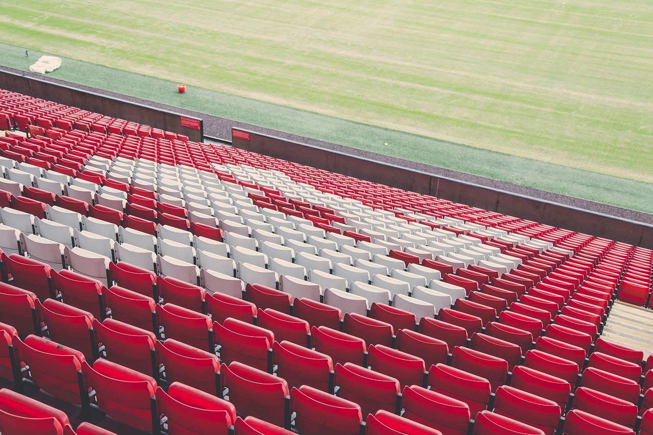 red white seats free photo