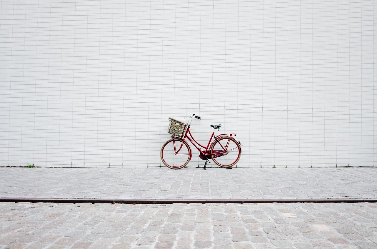 red bicycle bike free photo