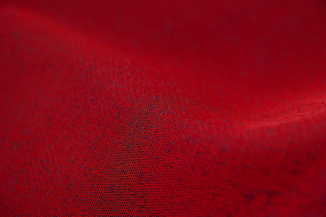 red fabric beautiful free photo