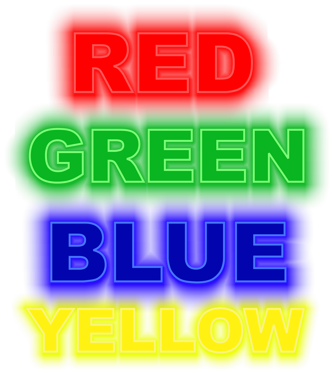 red green blue free photo