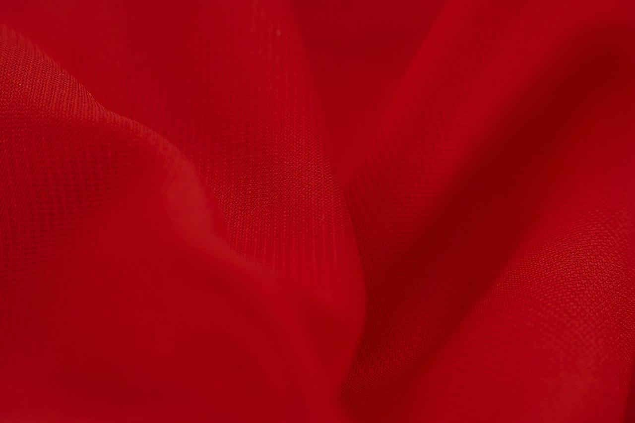 red  satin  silk free photo
