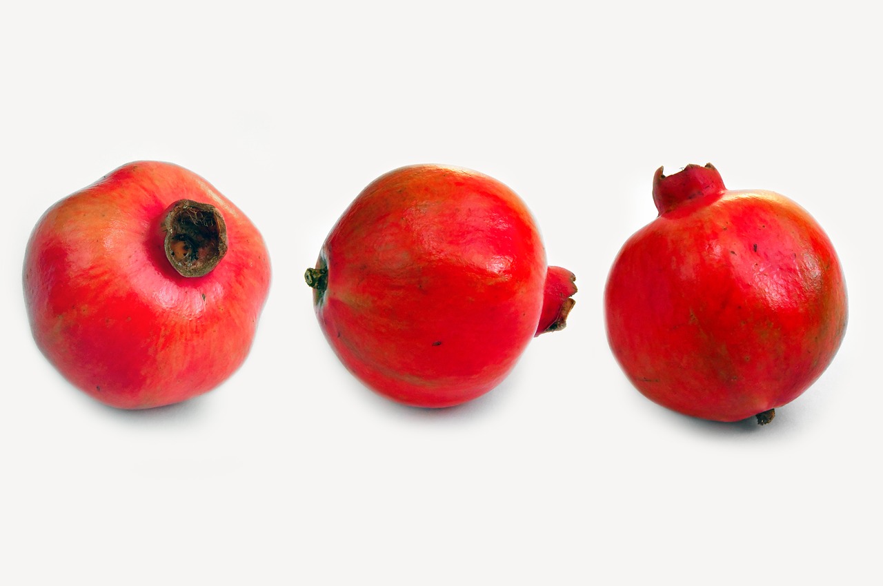 red  fruit  pomegranate free photo