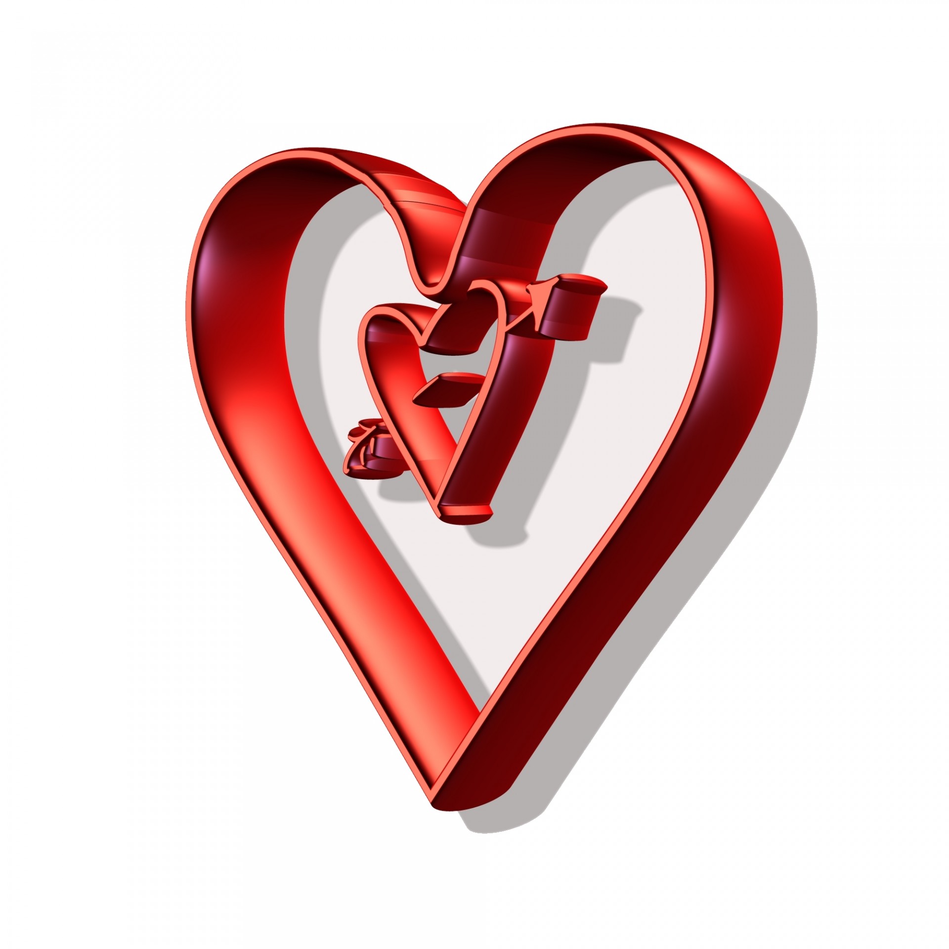 heart icon red free photo