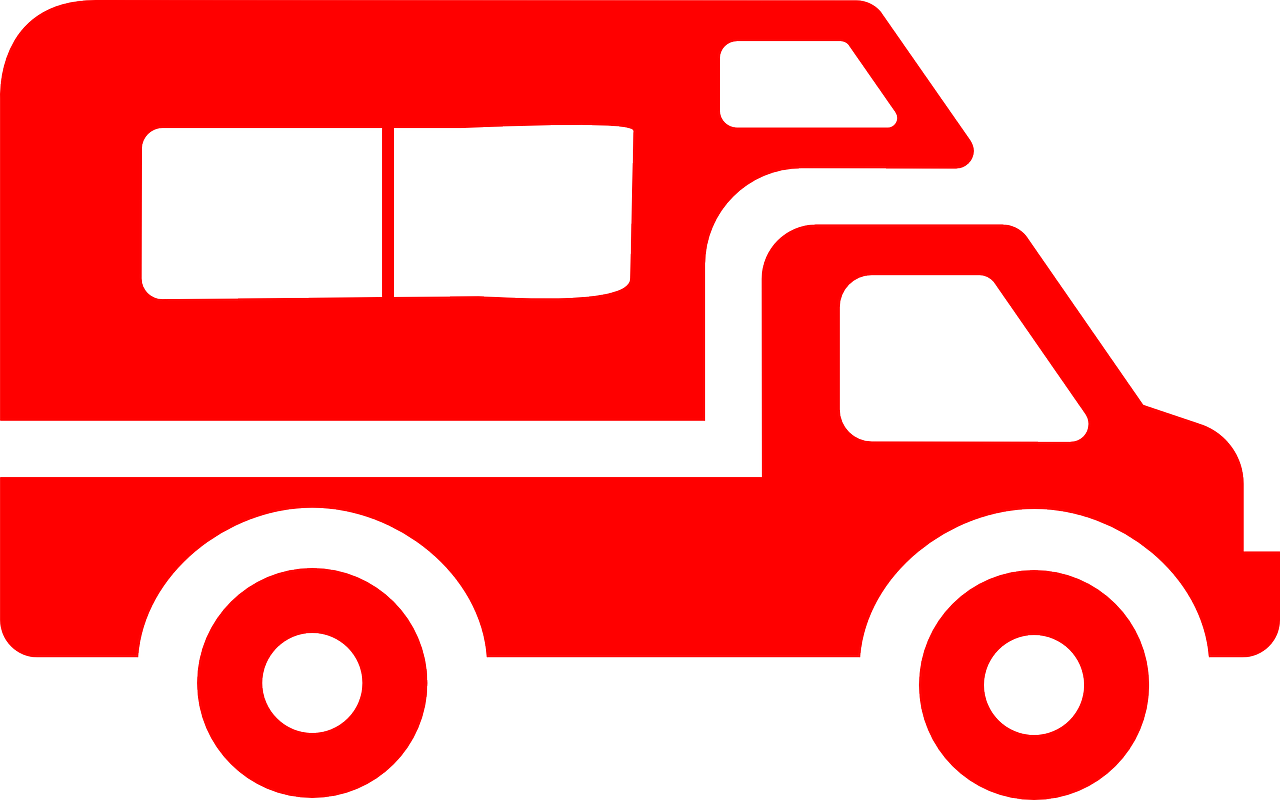 red,van,big,transport,vehicle,transportation,delivery,free vector graphics,free pictures, free photos, free images, royalty free, free illustrations, public domain