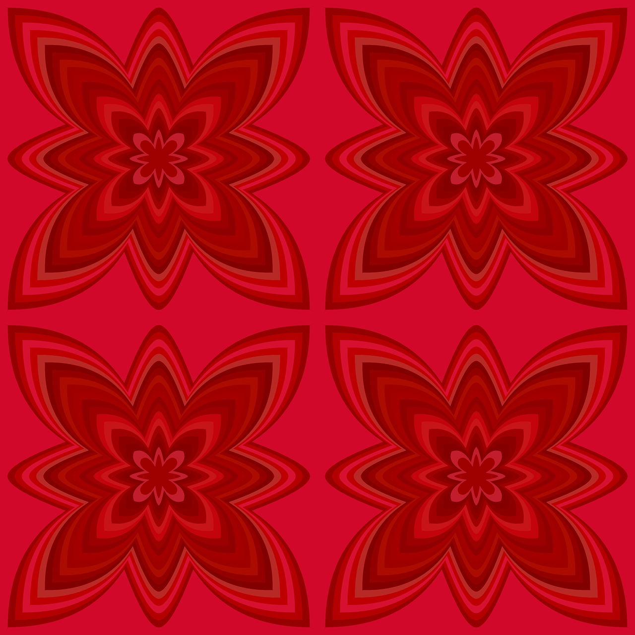 red pattern curved shape free photo