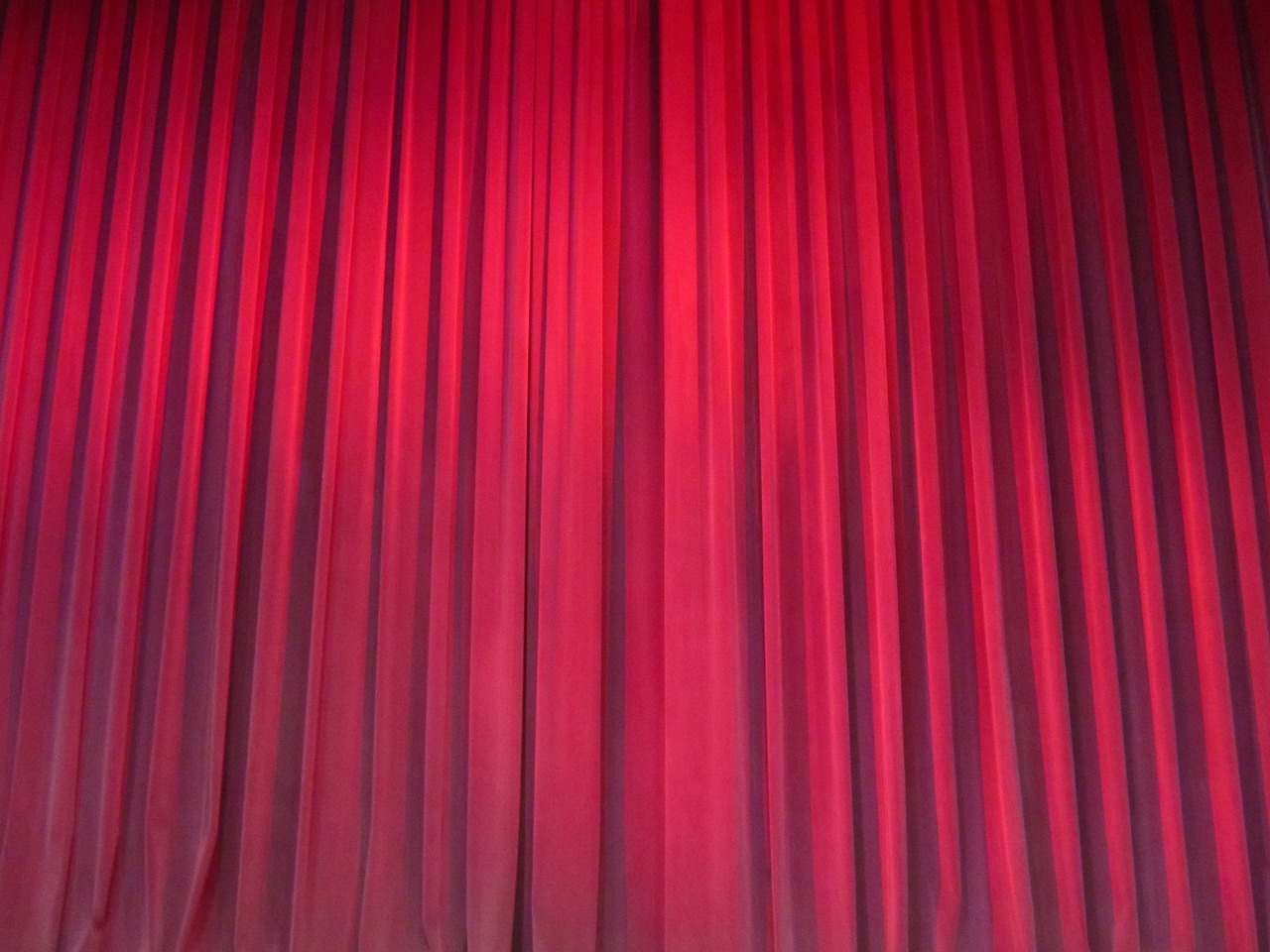red curtains drapery free photo