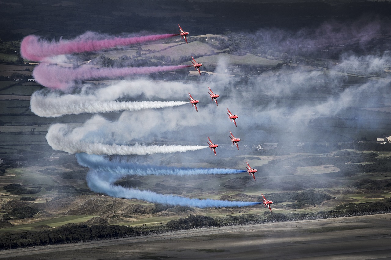 red arrows raf free photo