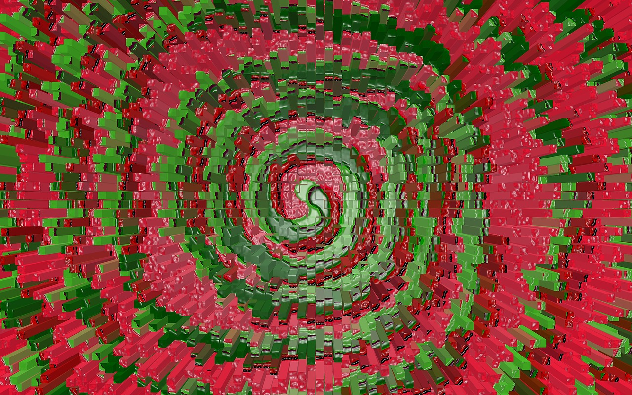 red green swirl free photo