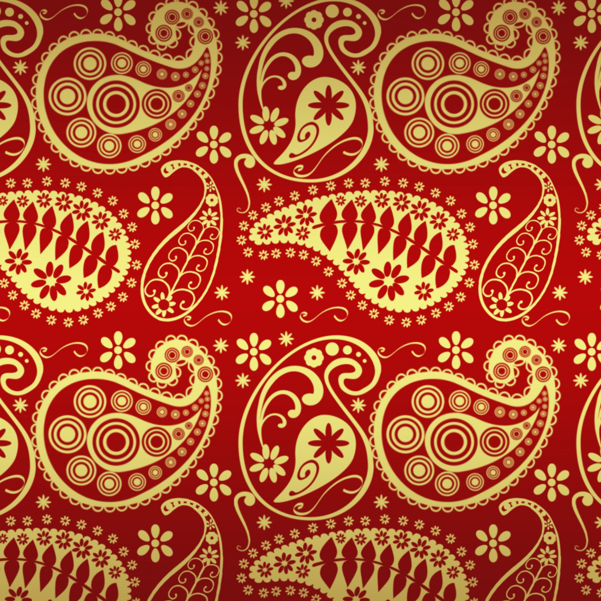 red gold paisley paper gold red patterned paper free photo