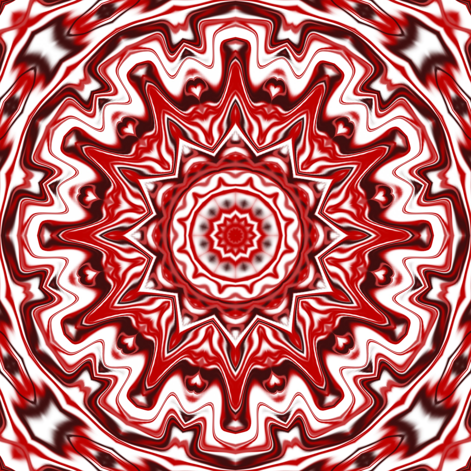 kaleidoscope abstract red free photo