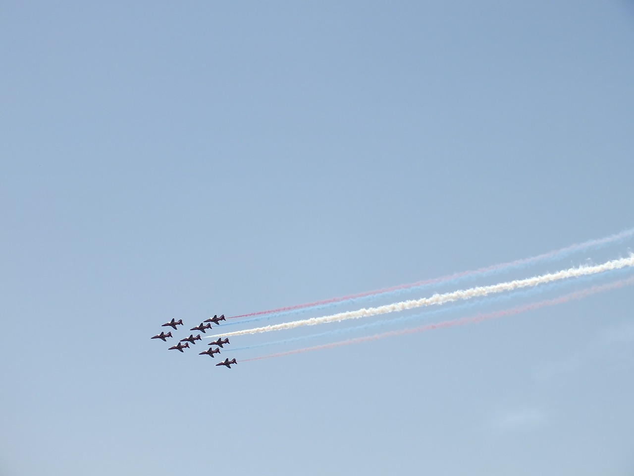 red arrows planes air show free photo