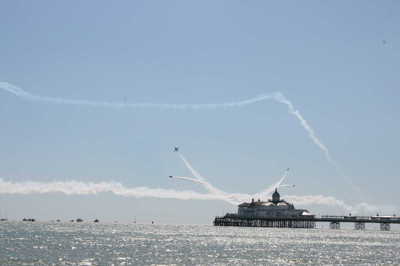 red arrows aircraft air show free photo