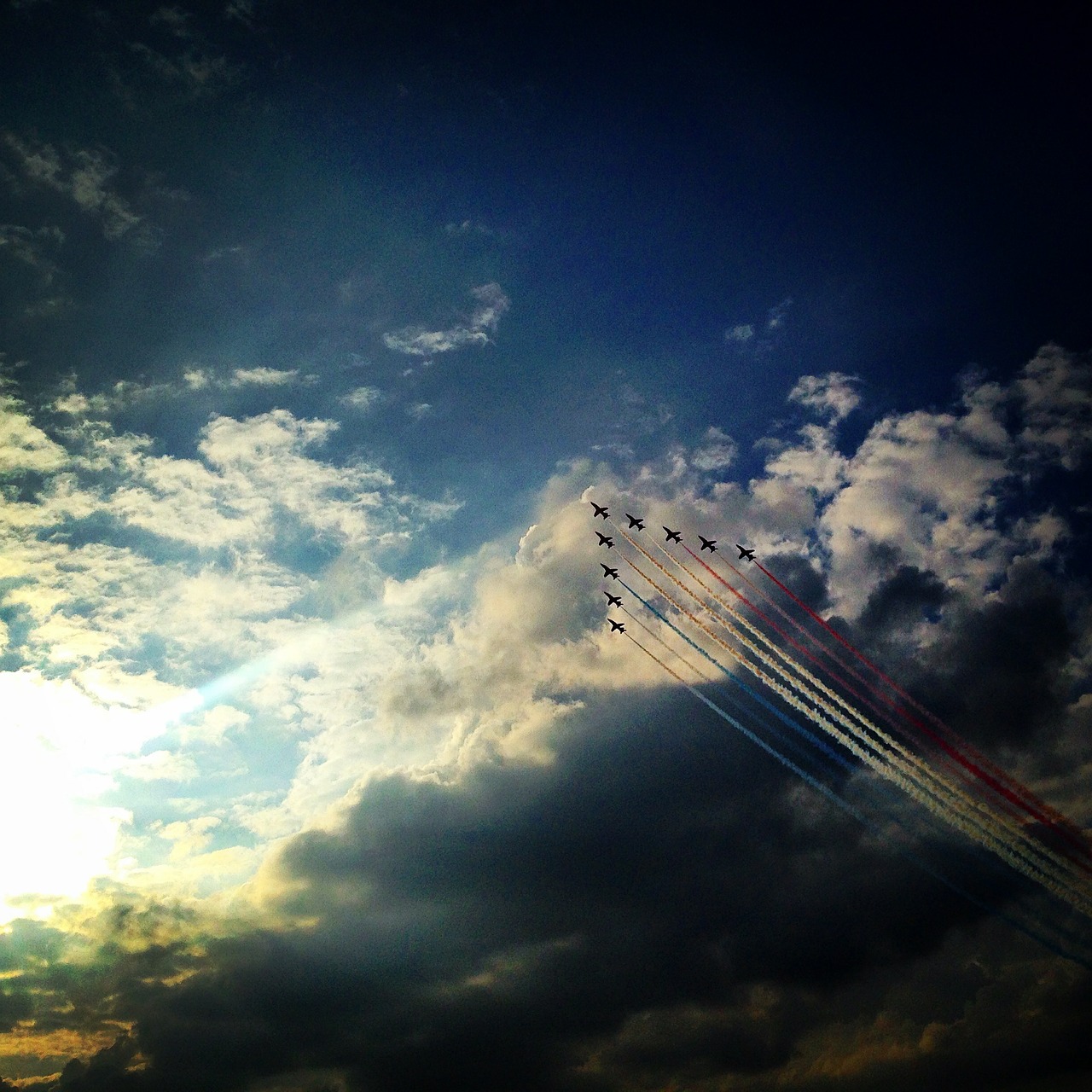 red arrows aeroplane red free photo