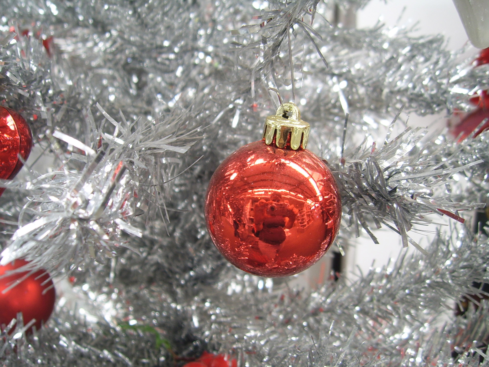 red baubles christmas free photo