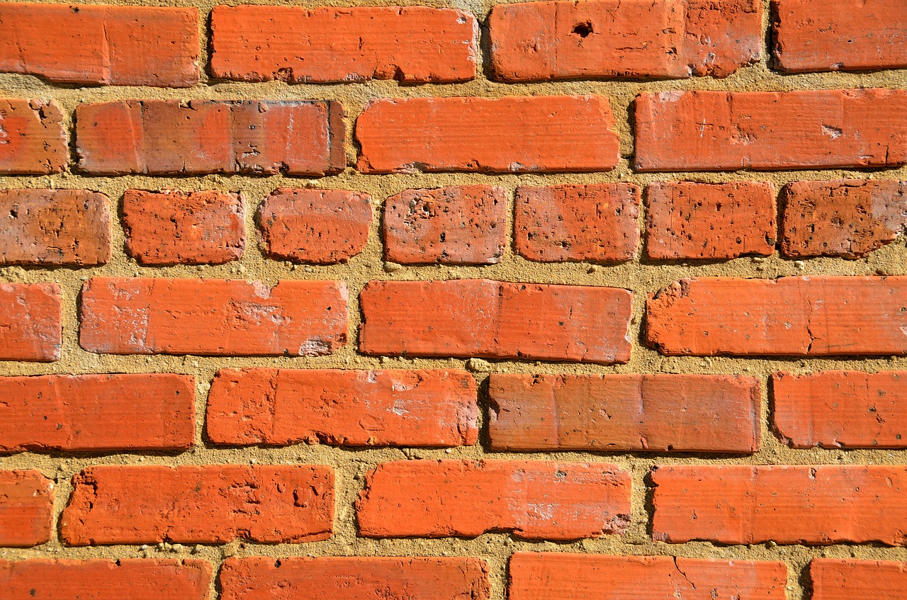red brick wall background free photo