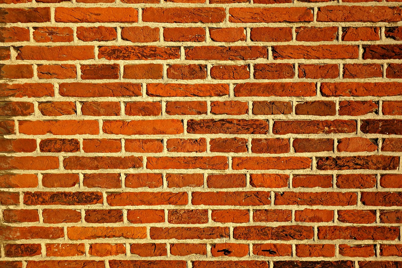 red brick wall  wall  bricks free photo