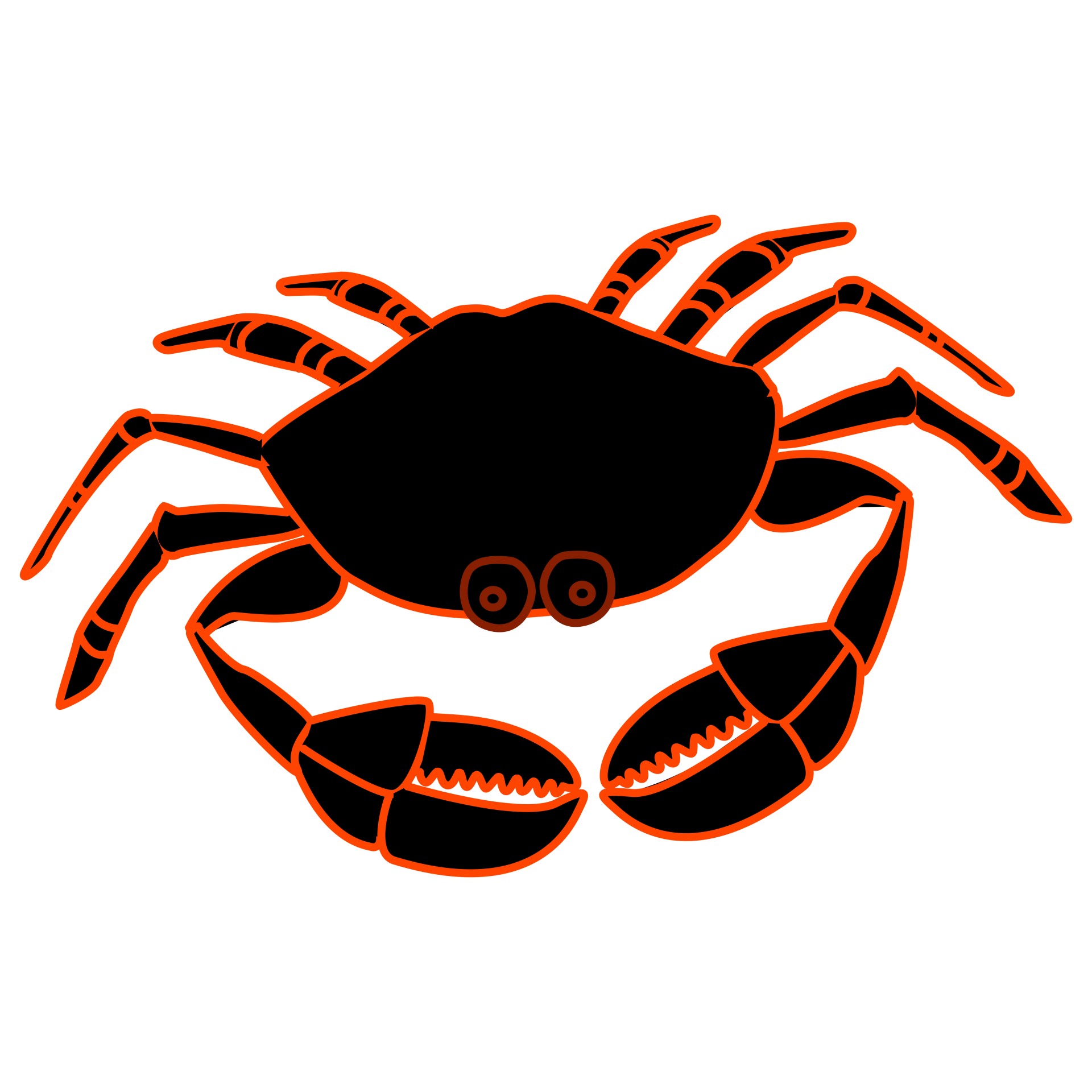 drawing red crab free photo