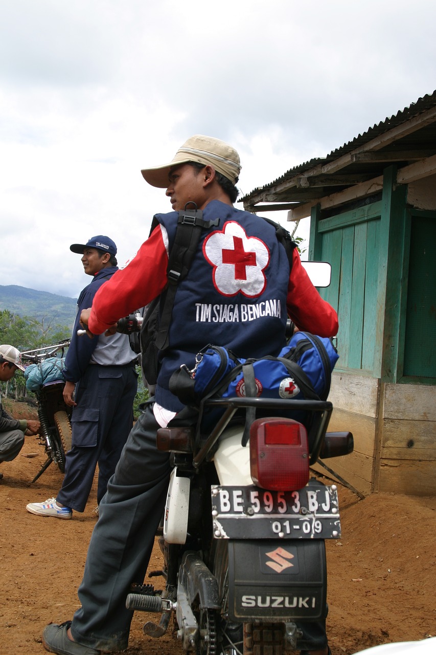 red cross voluntary indonesia free photo