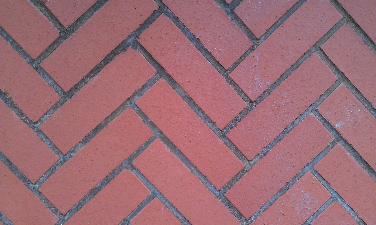 red diagonal bricks red bricks bricks free photo