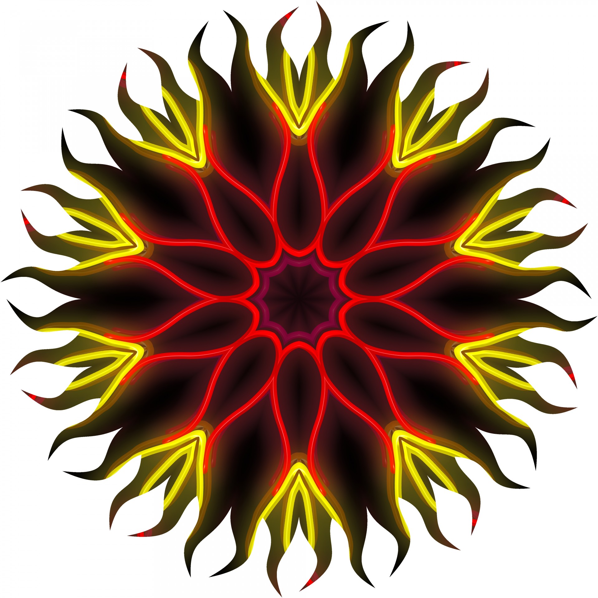 red fire symbol free photo