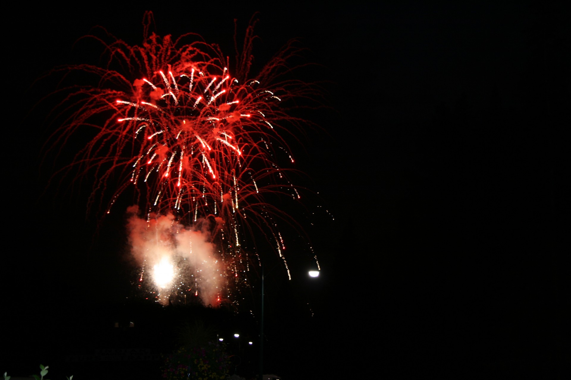 red fireworks red fireworks free photo