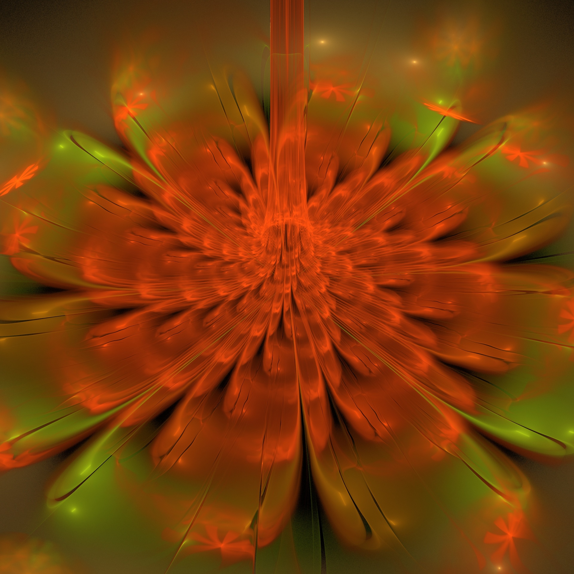 3d fractal red free photo