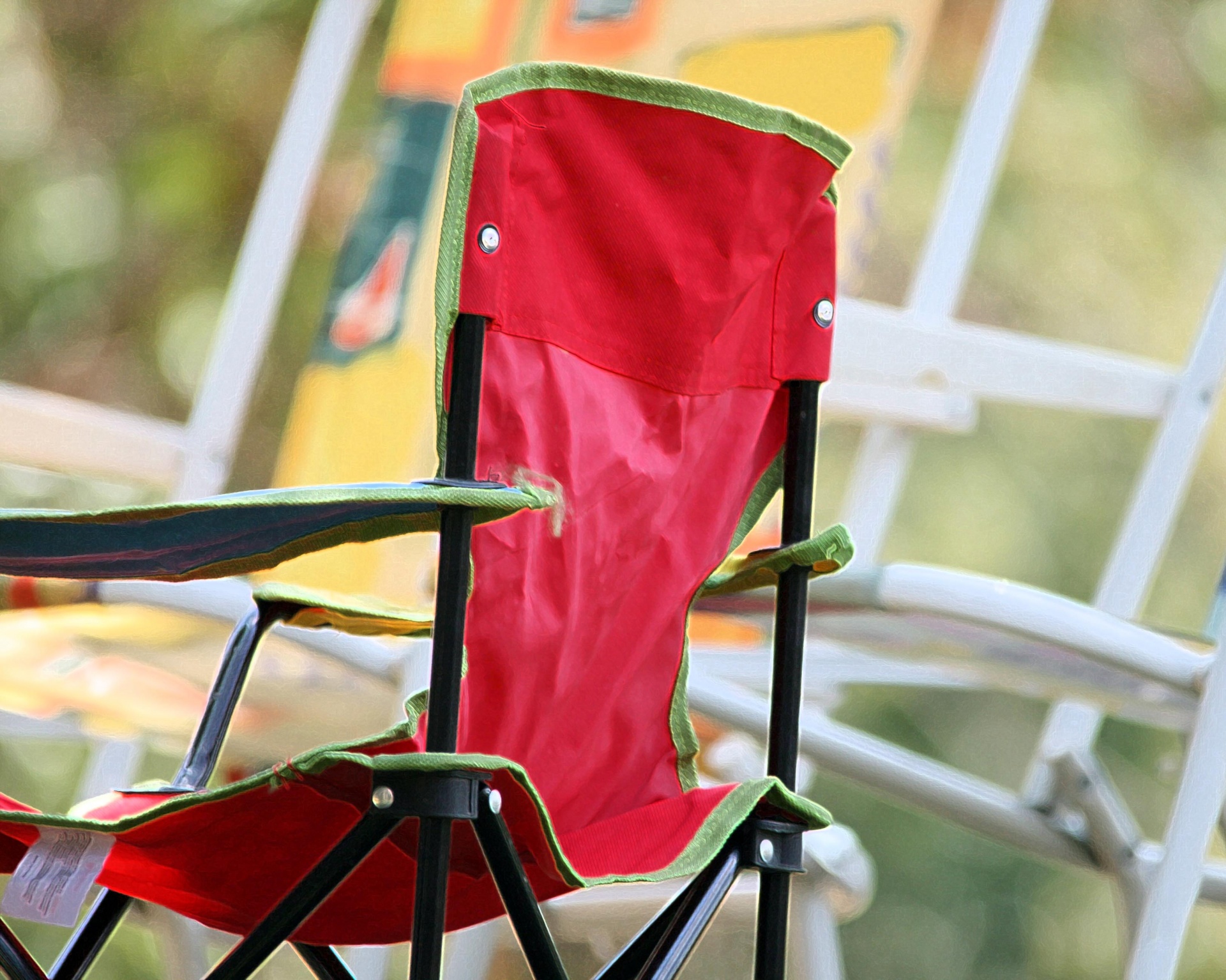 chair canvas red free photo